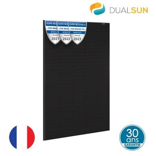 Le panneau solaire Dualsun 425Wc Shingle Ultra black