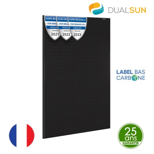 Le Panneau solaire Dualsun 425Wc Shingle Ultra black
