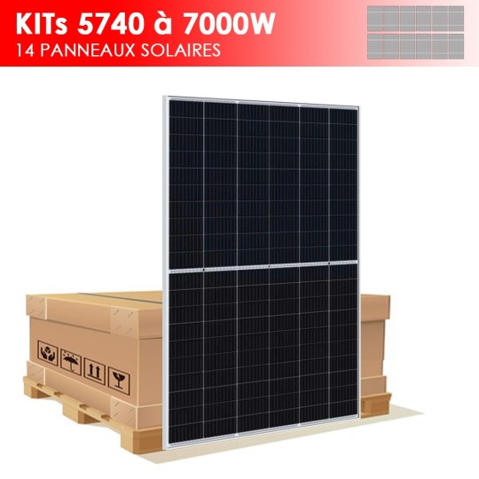 Un Kit solaire autoconsommation 6000W en livraison express