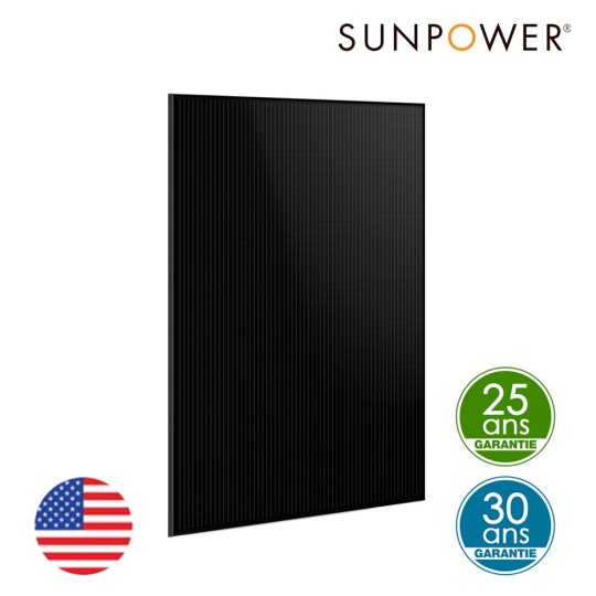 Panneau solaire sunpower 375Wc Full Black