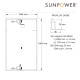 Panneau solaire SUNPOWER 410 Wc noir