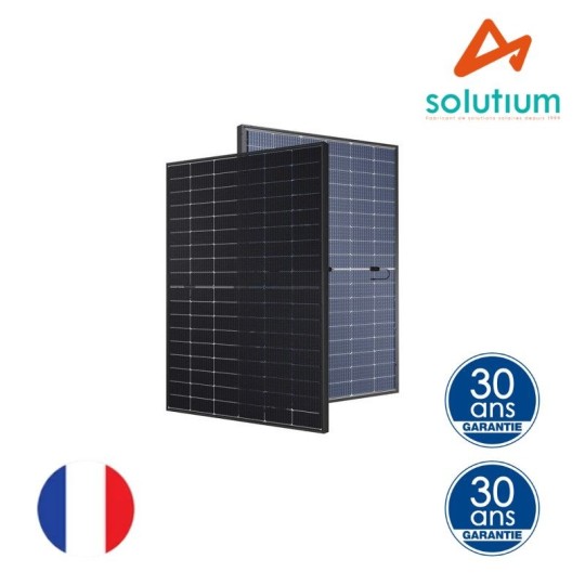 Panneau solaire Solutium 425 Wc TopCon Bi-verre Bifacial Transparent