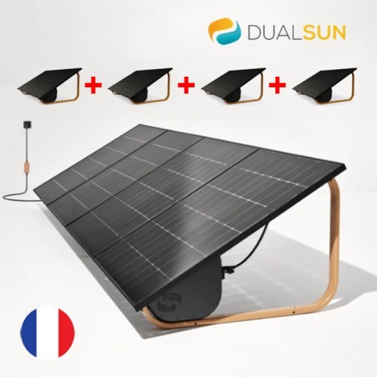 Kit complet de 4 panneaux solaires plug and play Dualsun Preasy