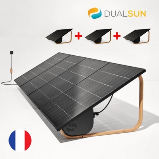 Kit plug and play 3 panneaux solaires 1260W Dualsun Preasy