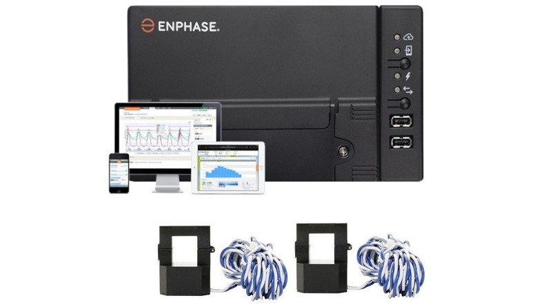 Système complet des passerelles de communication Envoy-S Metered.