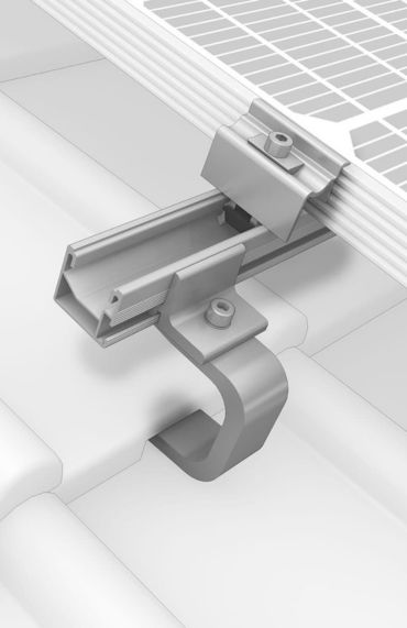 Le kit est composé 8 brides extérieures et 38 intérieures, toutes complémentaires, afin de fixer vos modules photovoltaïques sur votre toiture