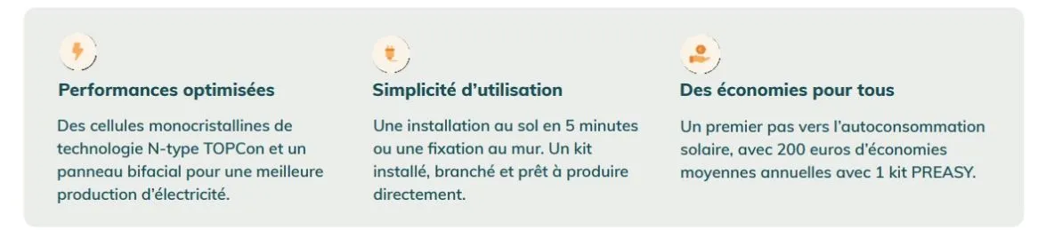 Voici les principaux avantages de ces panneaux solaires.