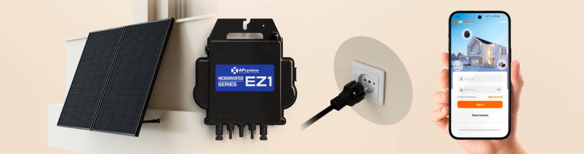 Le micro-onduleur APSystems EZ1 dispose de plusieurs avantages, dont sa connexion par WI-FI à l'application dédiée.