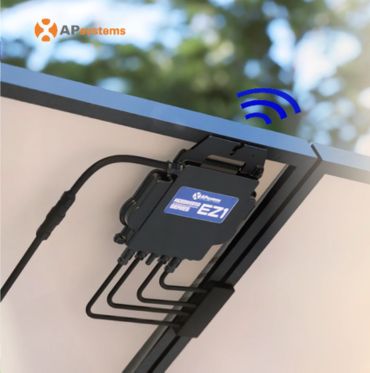 Le micro-onduleur APSystems EZ1 vous permet de vérifier la production de vos panneaux solaires sur votre smartphone via sa connexion WI-FI.