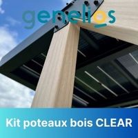 Kit poteaux bois CLEAR 9 kWc